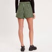 Jupe-short droite noir femme