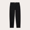Jeans mom slim stretch denim noir femme