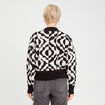 Pull col montant blanc femme