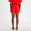 Short rouge femme