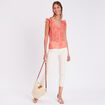 Blouse sans manches rouge femme