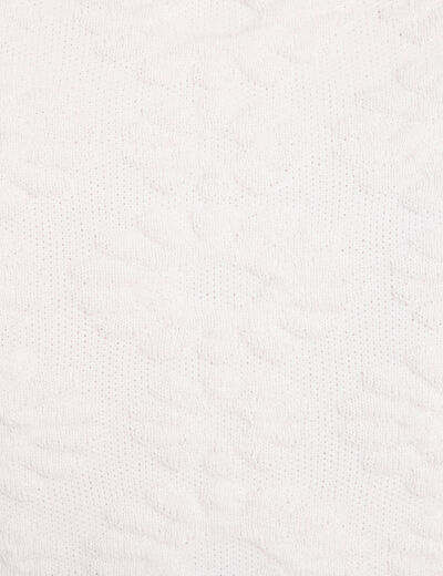 Gilet manches longues blanc femme