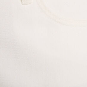 Jeans droit 5 poches ecru femme