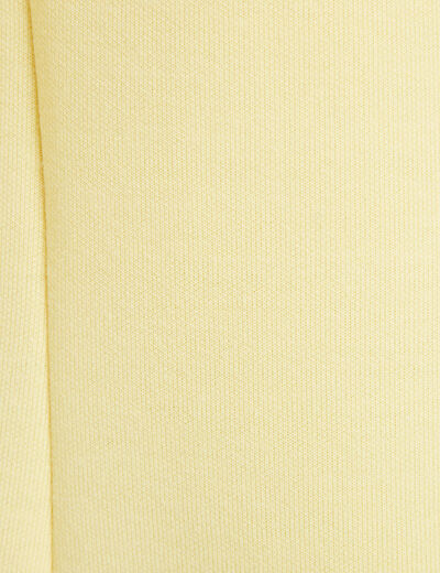 Veste blazer cintrée jaune clair femme