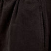 Short regular contenant du lin noir femme