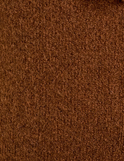 Gilet sans manches noué marron femme