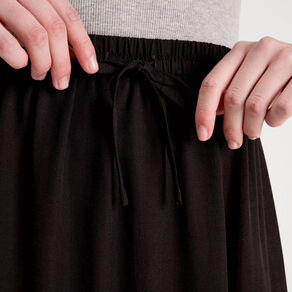 jupe evasee longue noir femme Jupe évasée longue noir femme