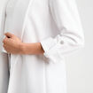 Veste blazer manches 3/4 ecru femme