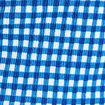 Débardeur cropped bretelles bleu electrique femme