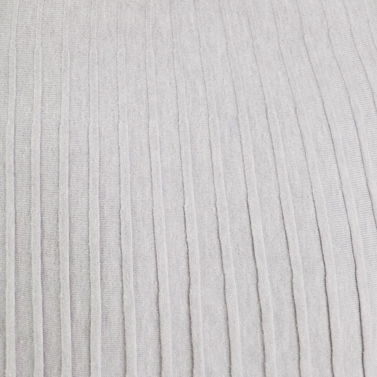 Jupe évasée plissée gris clair femme