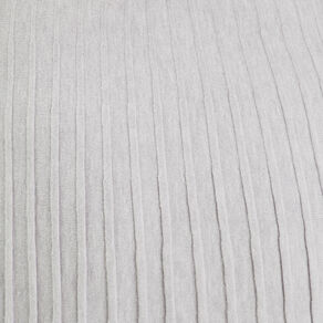 Jupe évasée plissée gris clair femme