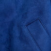 Veste zippée oversize bleu electrique femme