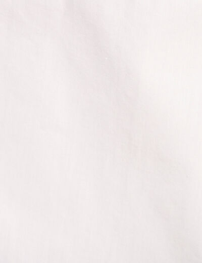Chemise manches courtes blanc femme