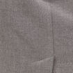 Jupe midi droite fendue gris foncé femme