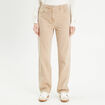 Jeans droit 5 poches sable femme
