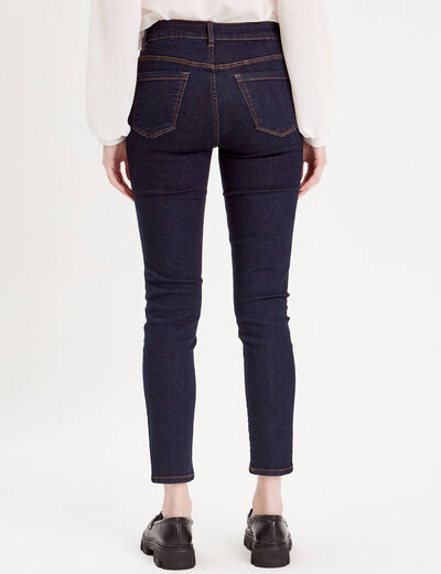 Jeans slim 5 poches denim brut femme