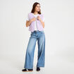 Gilet sans manches effet polaire parme femme
