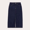 Jupe crayon taille standard denim brut femme