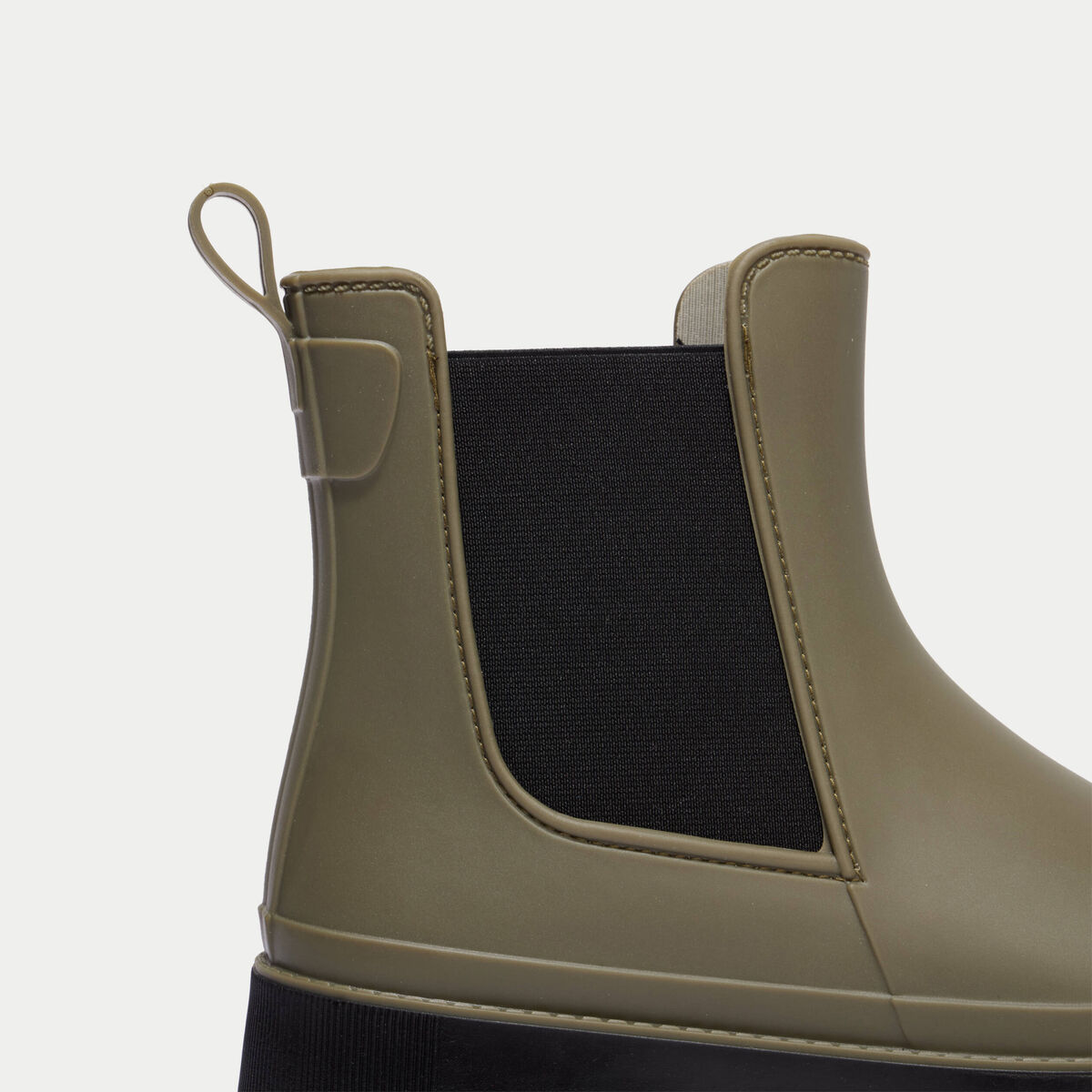 Bottes vert kaki femme