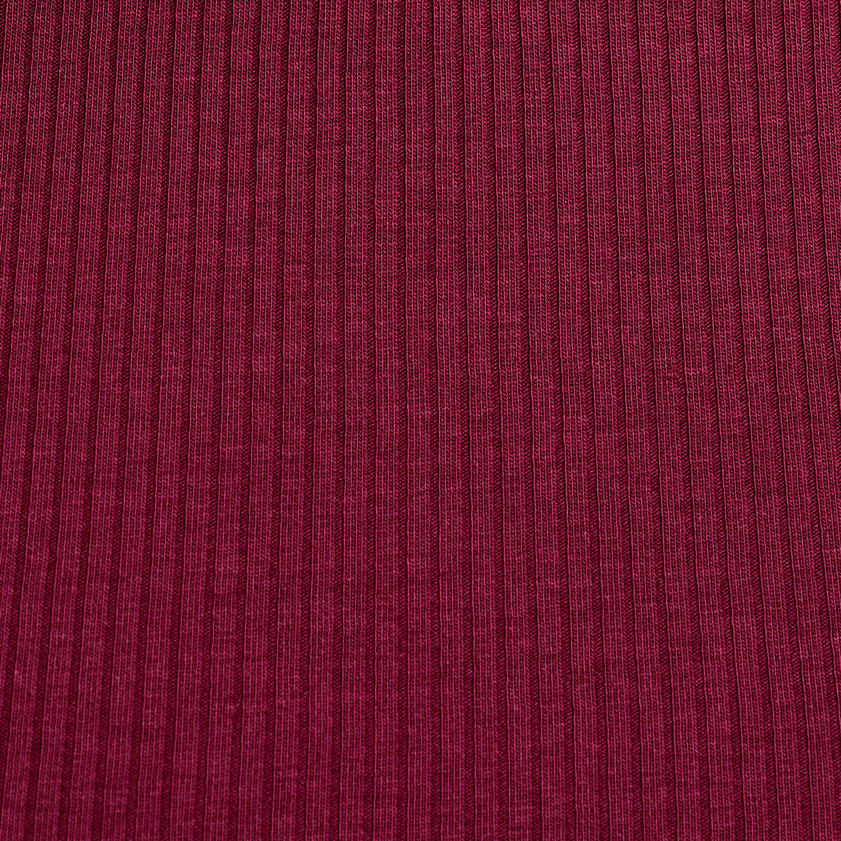 T-shirt manches longues c&ocirc;tel&eacute; bordeaux femme