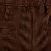 Pantalon bootcut taille standard velours marron fonc&eacute; femme