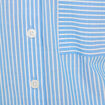 Chemise manches courtes bleu femme