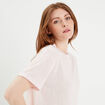 T-shirt manches courtes rose femme