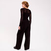Combinaison aspect dentelle noir femme