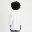 Veste blazer manches 3/4 ecru femme