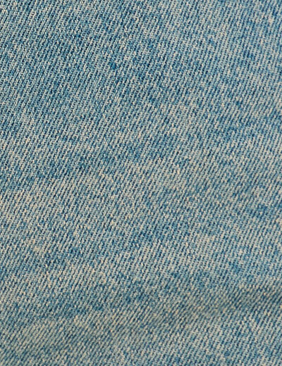 Jeans droit bride arrière denim bleach femme