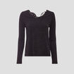 T-shirt manches longues noir femme