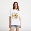 T-shirt oversize manches courtes blanc femme
