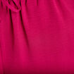 Pantalon large fluide rouge femme