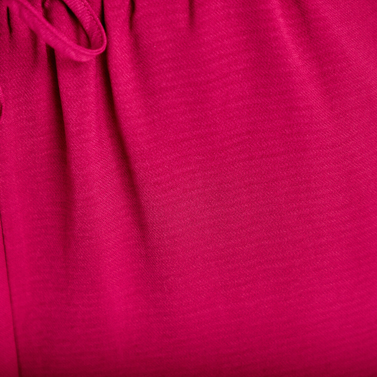 Pantalon large fluide rouge femme