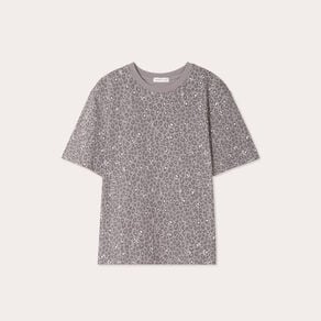 t shirt manches courtes gris fonce femme T-shirt manches courtes gris foncé femme