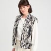 Gilet matelassé sans manches noir femme