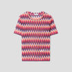 T-shirt manches courtes violet femme