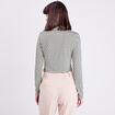 Blouse Charlotte - manches longues blanc femme