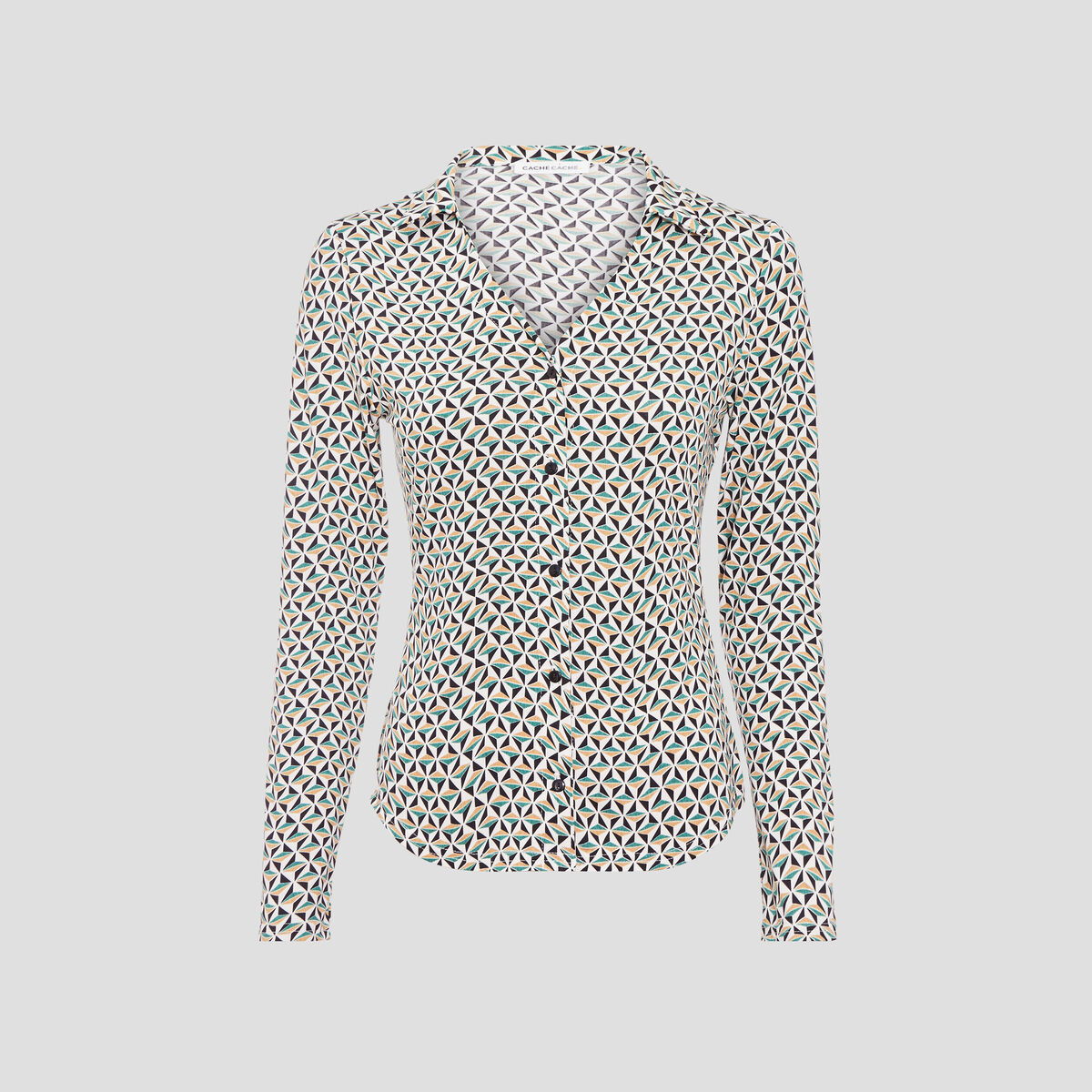 Blouse Charlotte - manches longues blanc femme