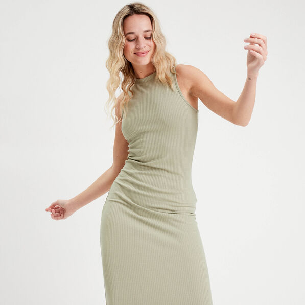 robe longue moulante vert kaki femme Robe longue moulante vert kaki femme