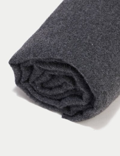&Eacute;charpe chin&eacute;e gris fonc&eacute; femme