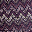 Pantalon large ajour&eacute; violet femme