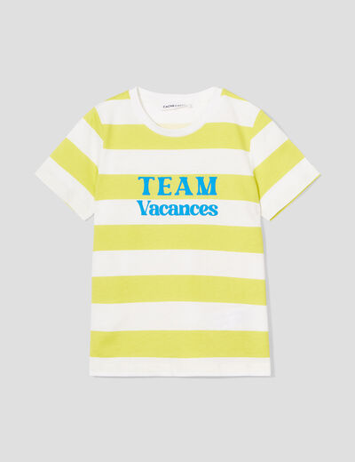 T-shirt enfant mixte manches courtes blanc femme