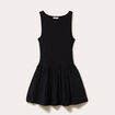 Robe boule 2 en 1 noir femme