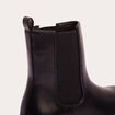 Bottines chelsea crant&eacute;es noir femme