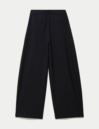 Pantalon bootcut taille standard noir femme