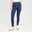 Jeans skinny 5 poches denim brut femme