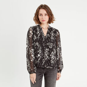 blouse manches longues noir femme Blouse manches longues noir femme