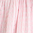Robe évasée col V doublure viscose rose femme