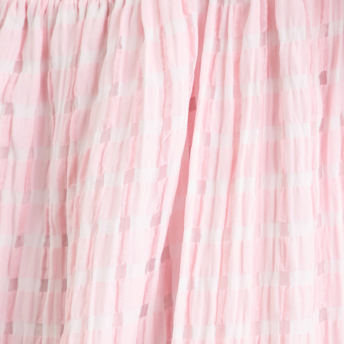 Robe évasée col V doublure viscose rose femme